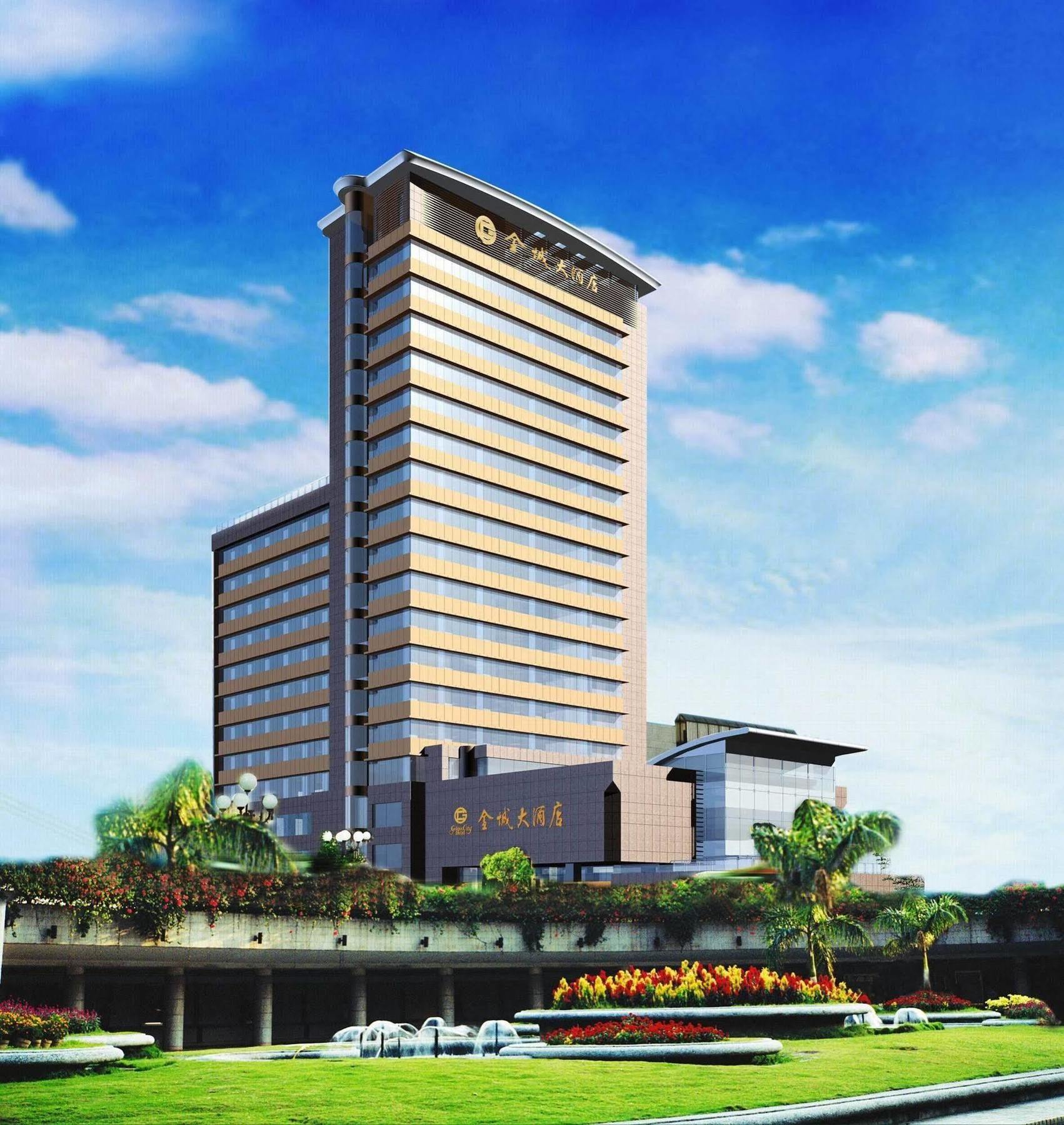 פושאן Golden City Hotel מראה חיצוני תמונה